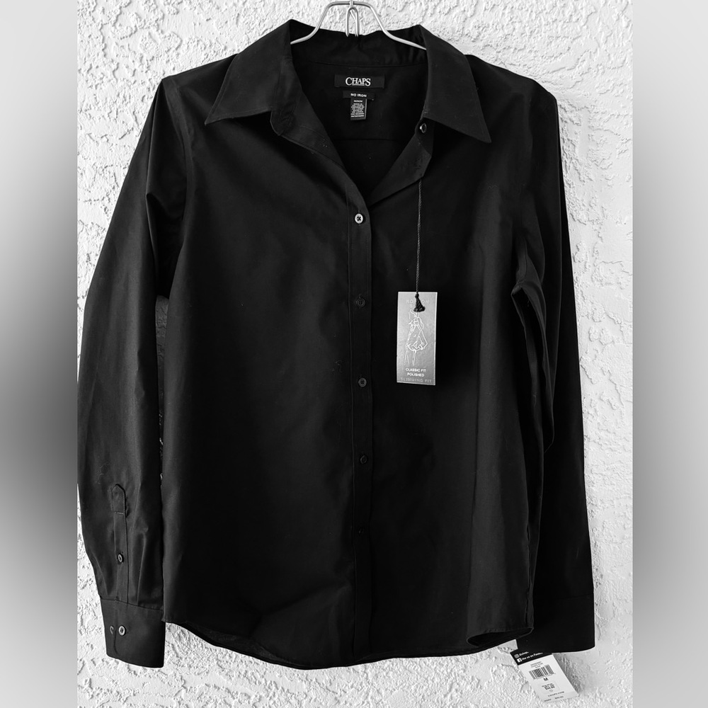 NEW Classic CHAPS black button down